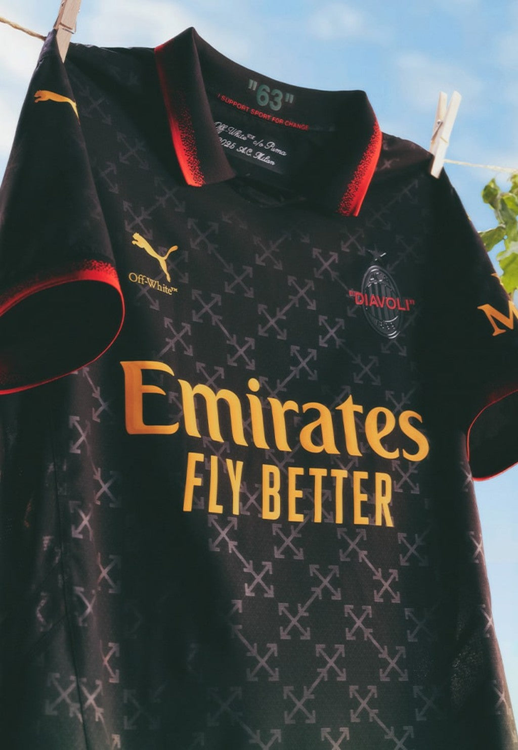 Jersey AC Milan 2025 Off-White, Edición Especial, Puma