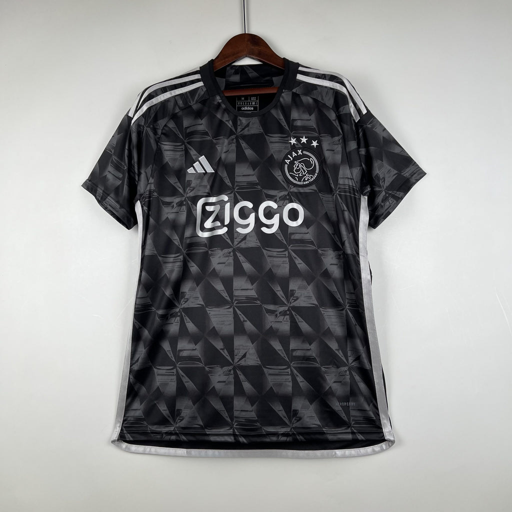 Jersey Ajax Alternativa 2023 Negra/Gris, Edición Especial, Ámsterdam