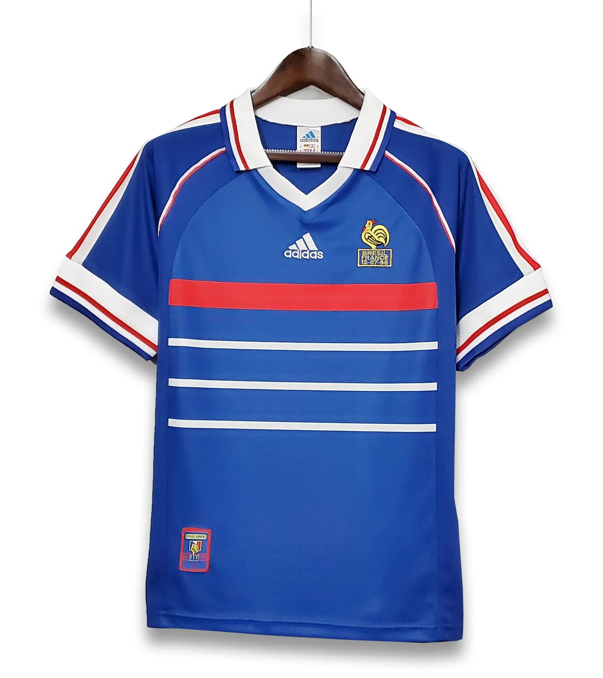 Jersey Francia 1998 Local, Edición Retro, Les Bleus