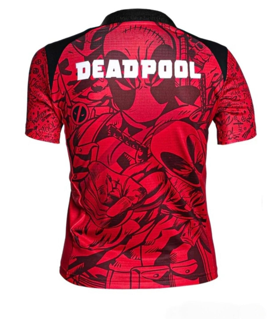 Playera Rayos Del Necaxa 2026 Deadpool, Rojo Conmemorativa
