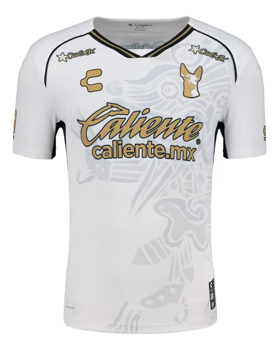Playera Club Tijuana Visitante 2026, Blanco, Xolos, Liga Mx