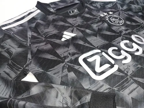 Jersey Ajax Alternativa 2023 Negra/Gris, Edición Especial, Ámsterdam
