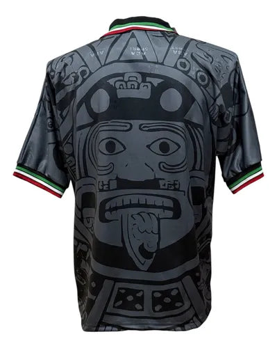 Jersey México 1998 Concepto Manga Corta, Retro, Aba Sport