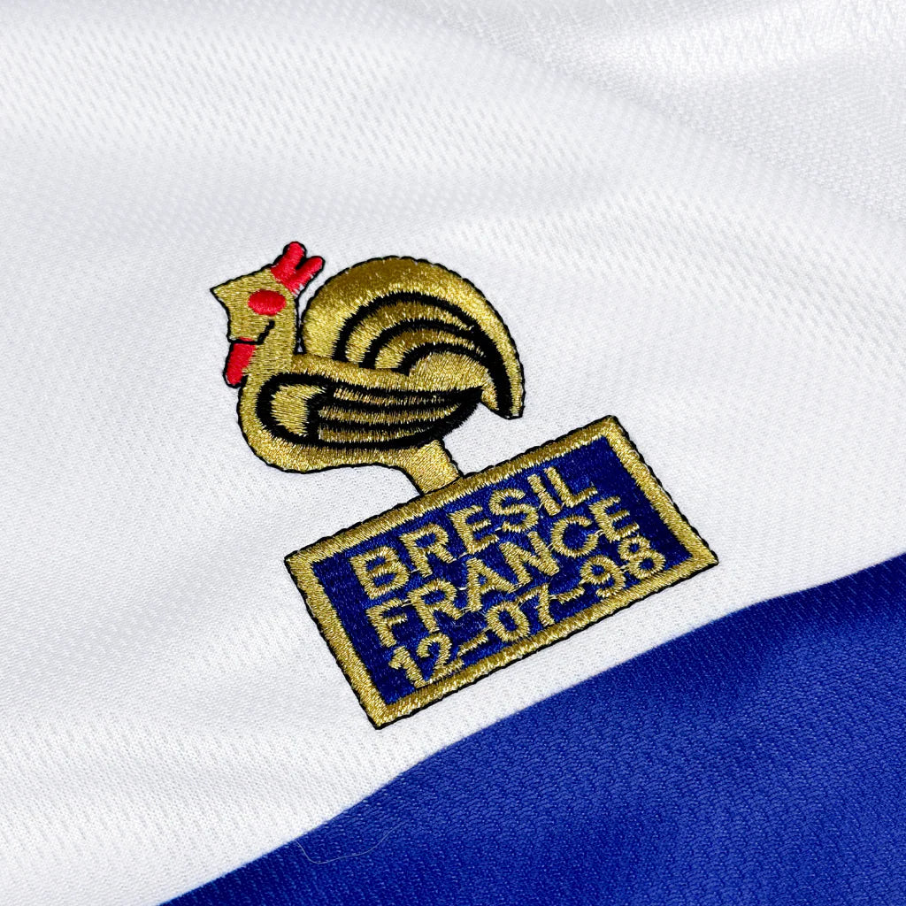 Jersey Francia 1998 Visitante, Edición Retro, Les Bleus