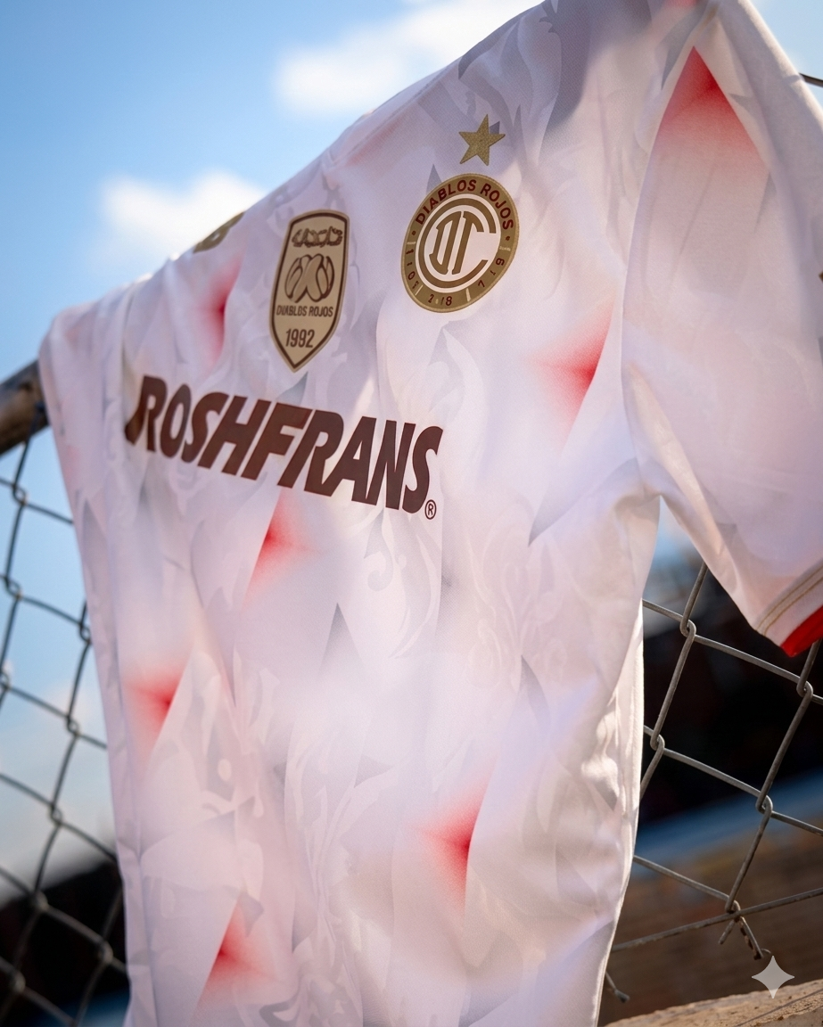 Jersey Toluca Visitante 2026 Blanco, Liga Mx, Bicampeon