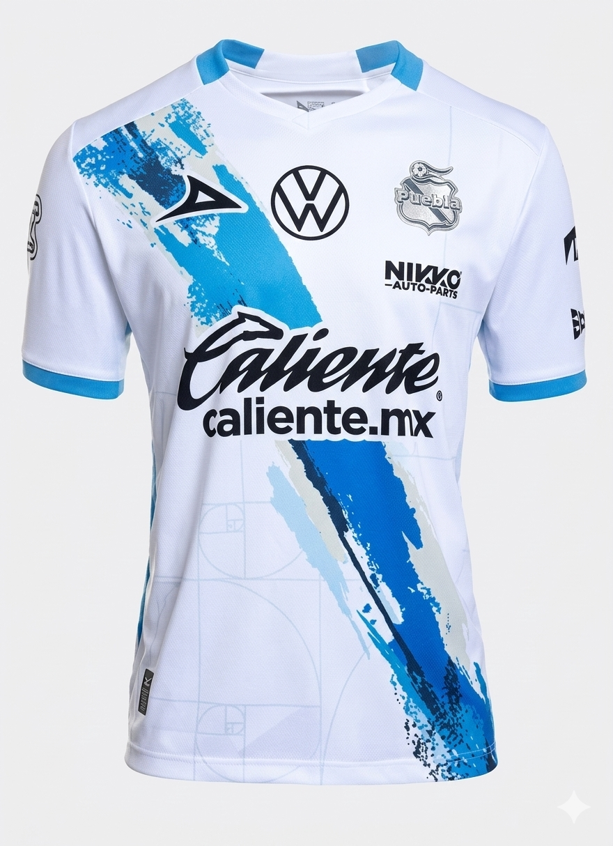 Playera Futbol Puebla 2026 Local, Liga Mx, Oficial Camoteros