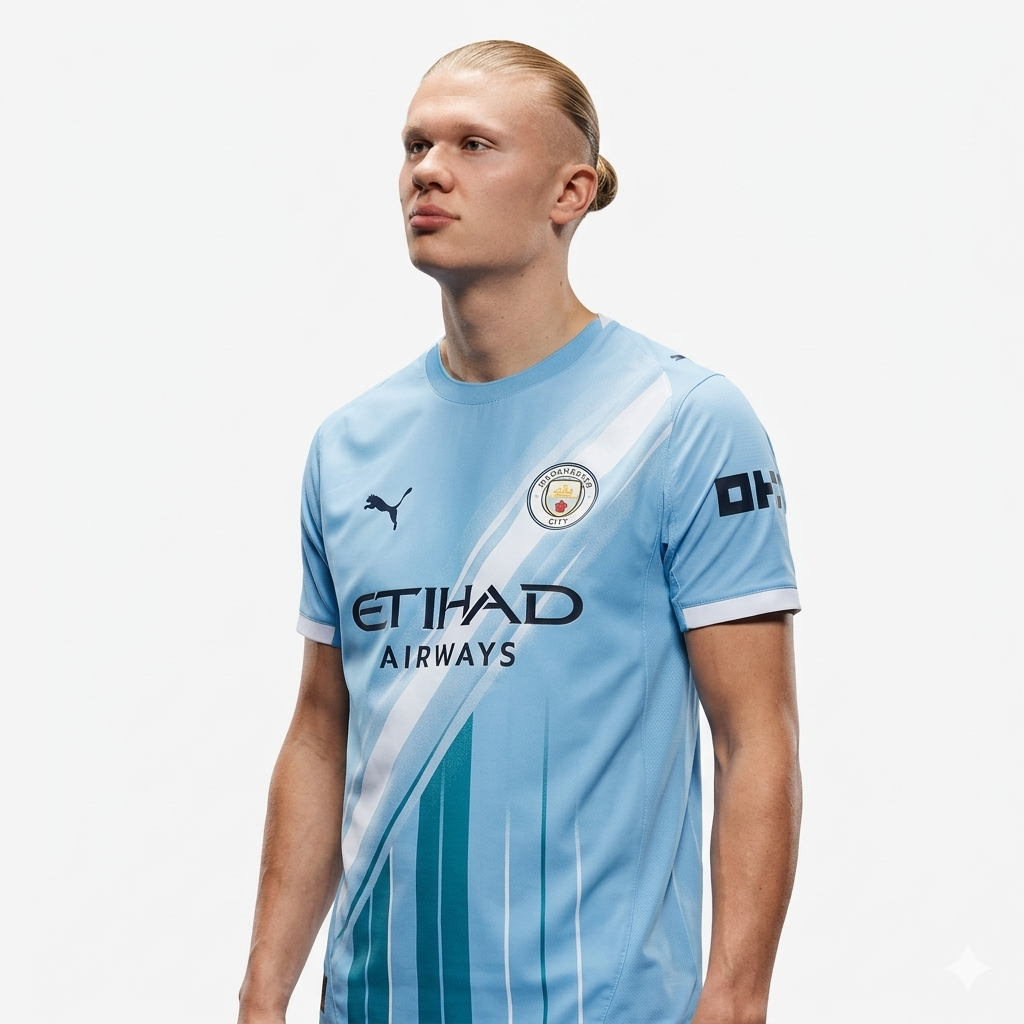 Jersey Manchester City Local 2025-2026, Citizens, Premier League