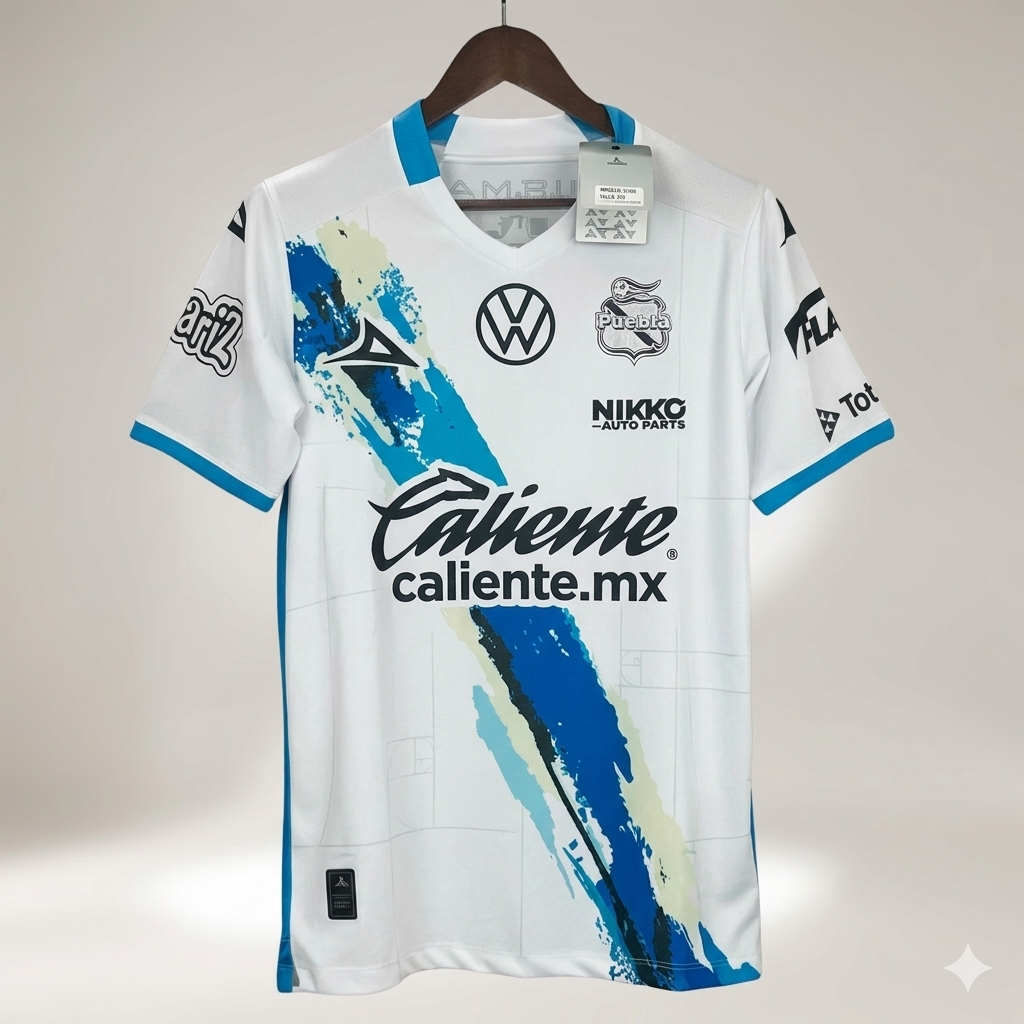 Playera Futbol Puebla 2026 Local, Liga Mx, Oficial Camoteros