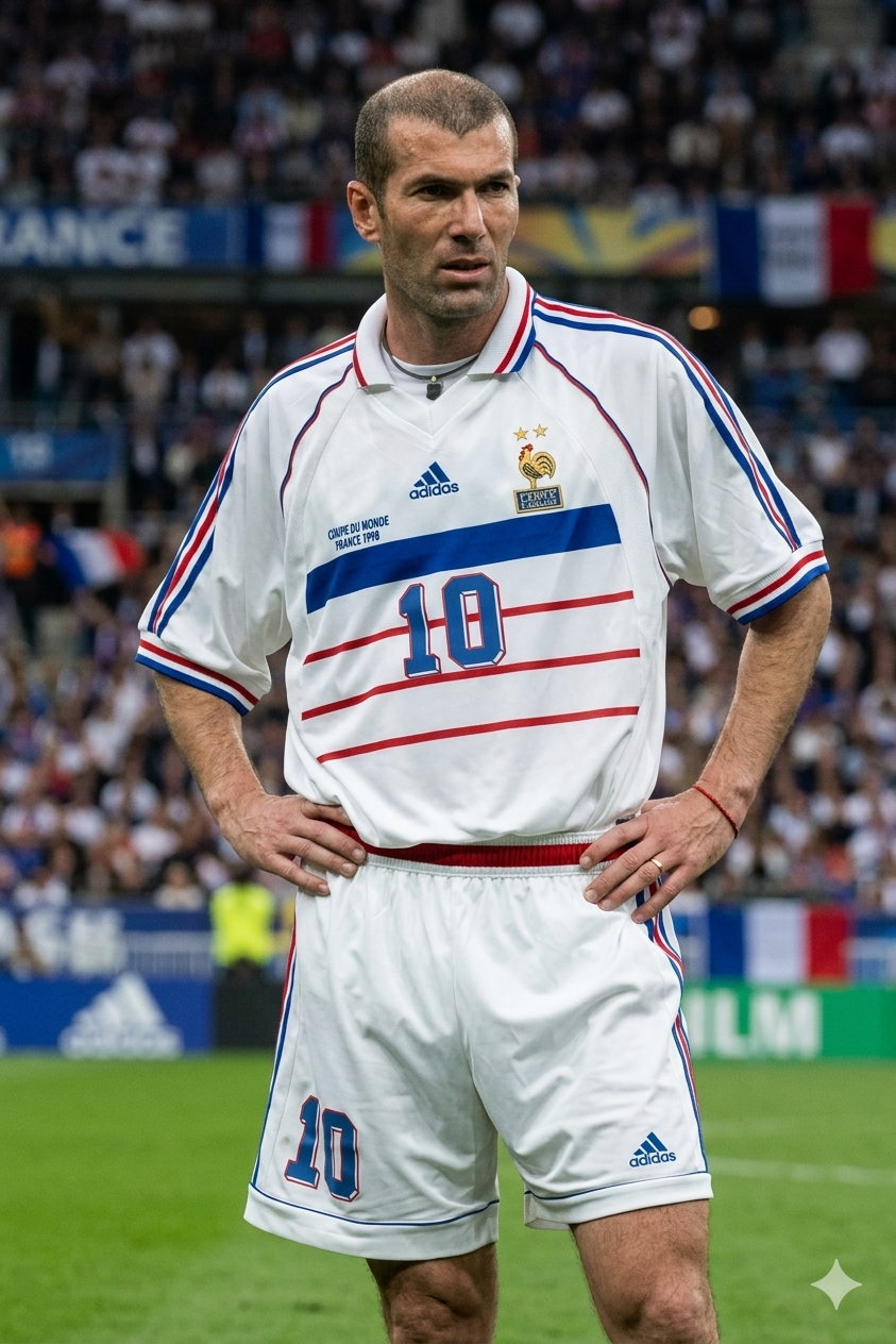 Jersey Francia 1998 Visitante, Edición Retro, Les Bleus