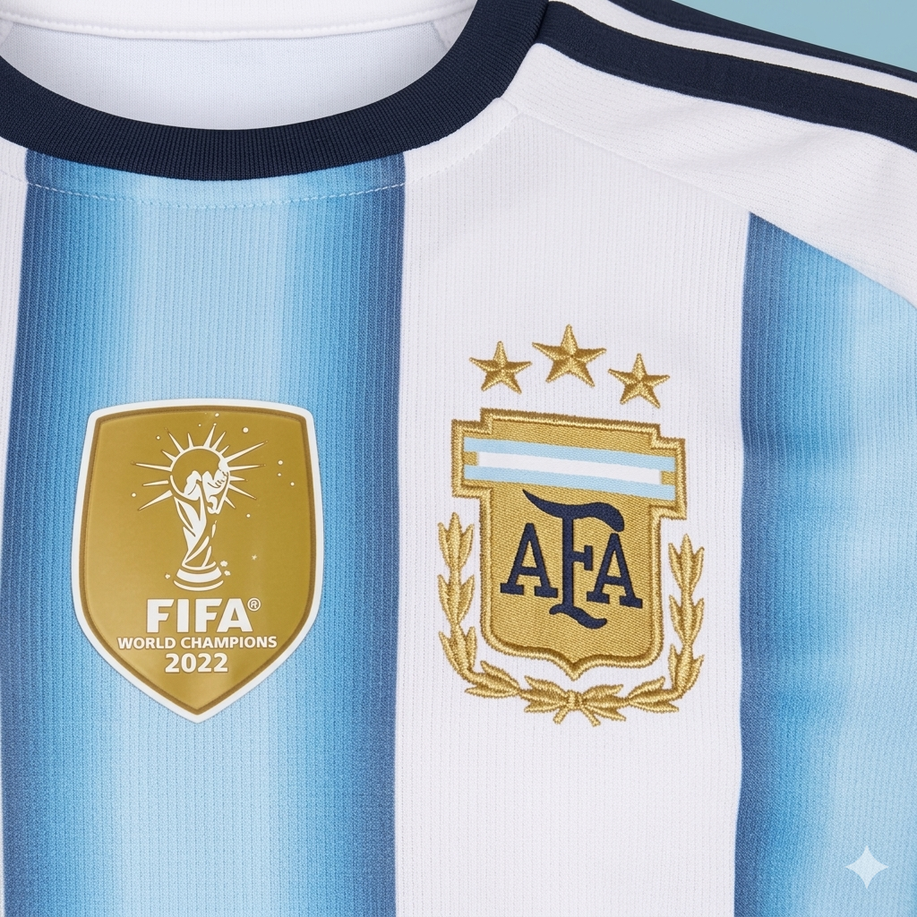 Jersey Argentina Local 2026, Edición Oficial, Albiceleste