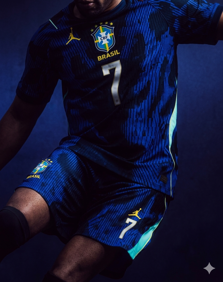 Jersey Brasil Visitante 2026, Edición Oficial, Selección Brasileira