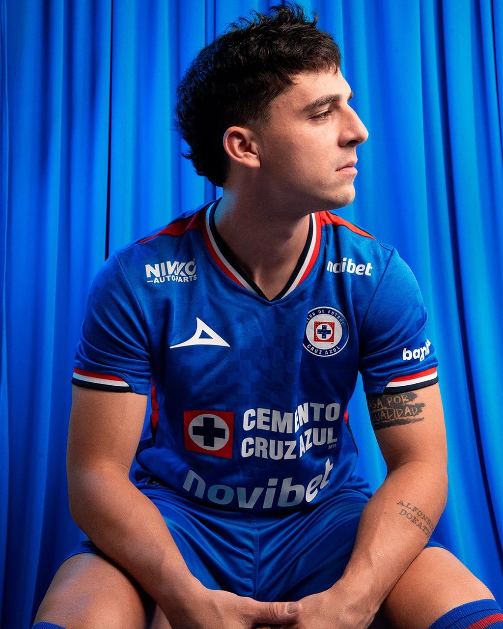 Playera Cruz Azul Local 2025/2026, Jersey Futbol La Máquina, Liga MX