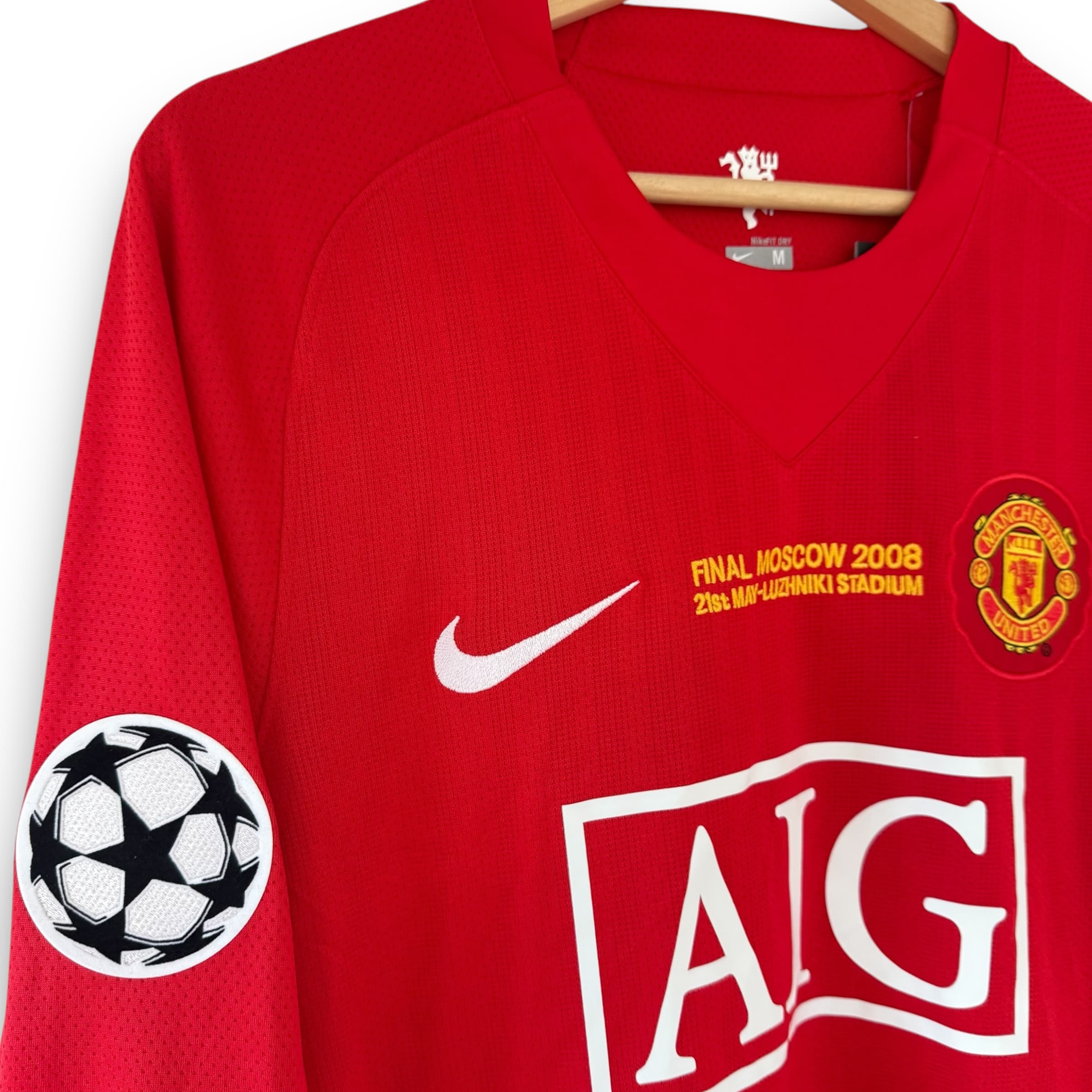Jersey Manchester United 2007-2008 Local, Edición Retro, Red Devils