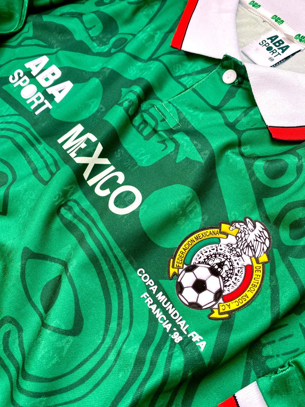 Jersey México 1998 Local Manga Corta, Retro, Aba Sport Agregar a favoritos
