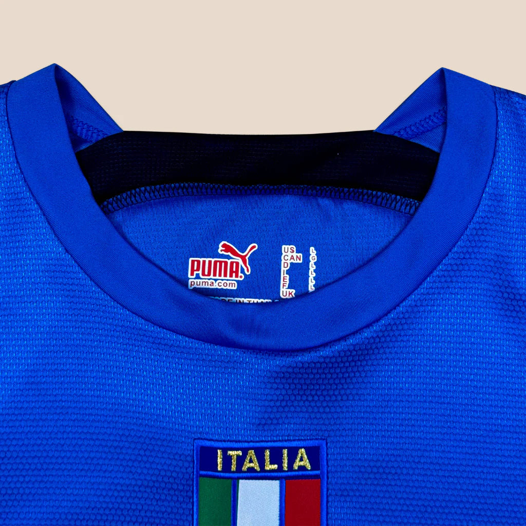 Jersey De Italia 2006 Local Manga Corta, Puma