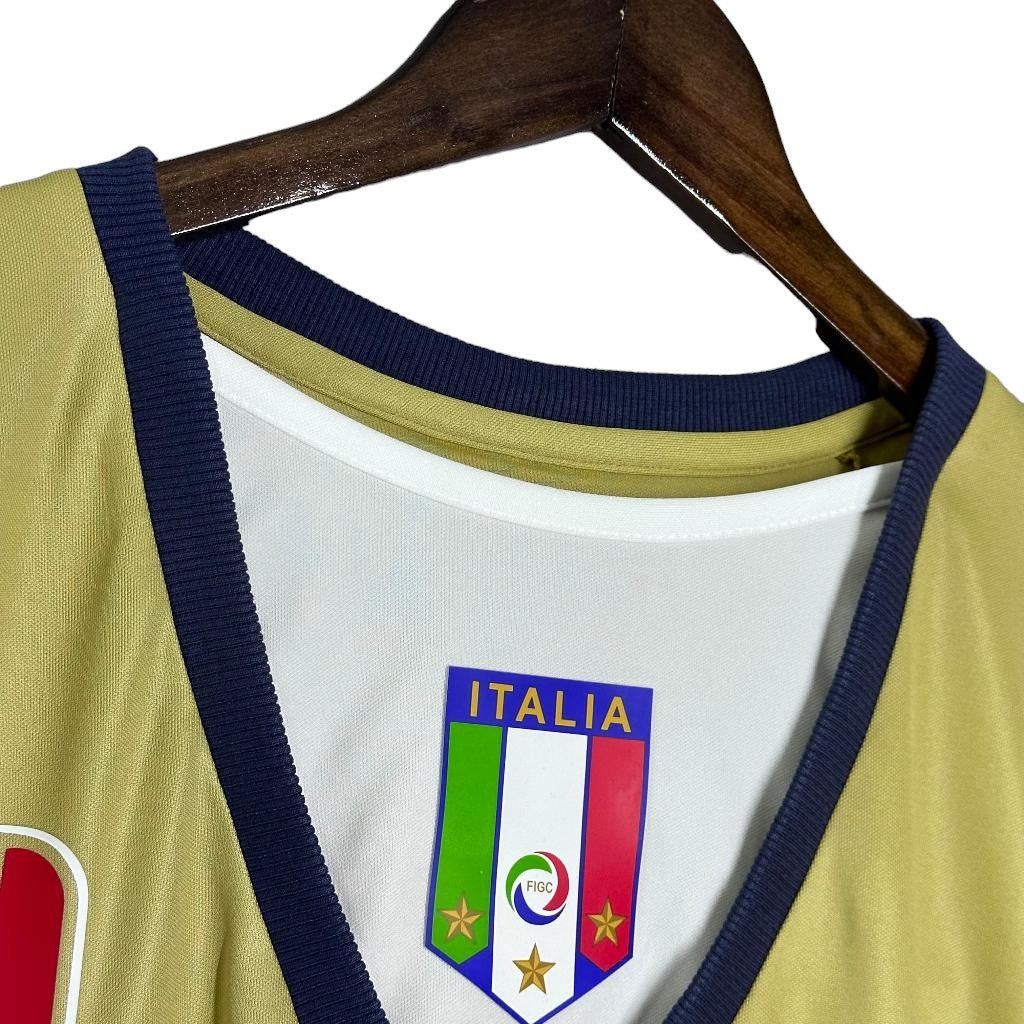 Jersey Italia 2006 Portero Manga, Original, Puma, Retro