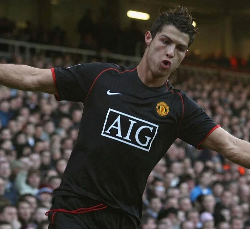 Jersey Manchester United Visitante 2007, Edición Retro, Red Devils