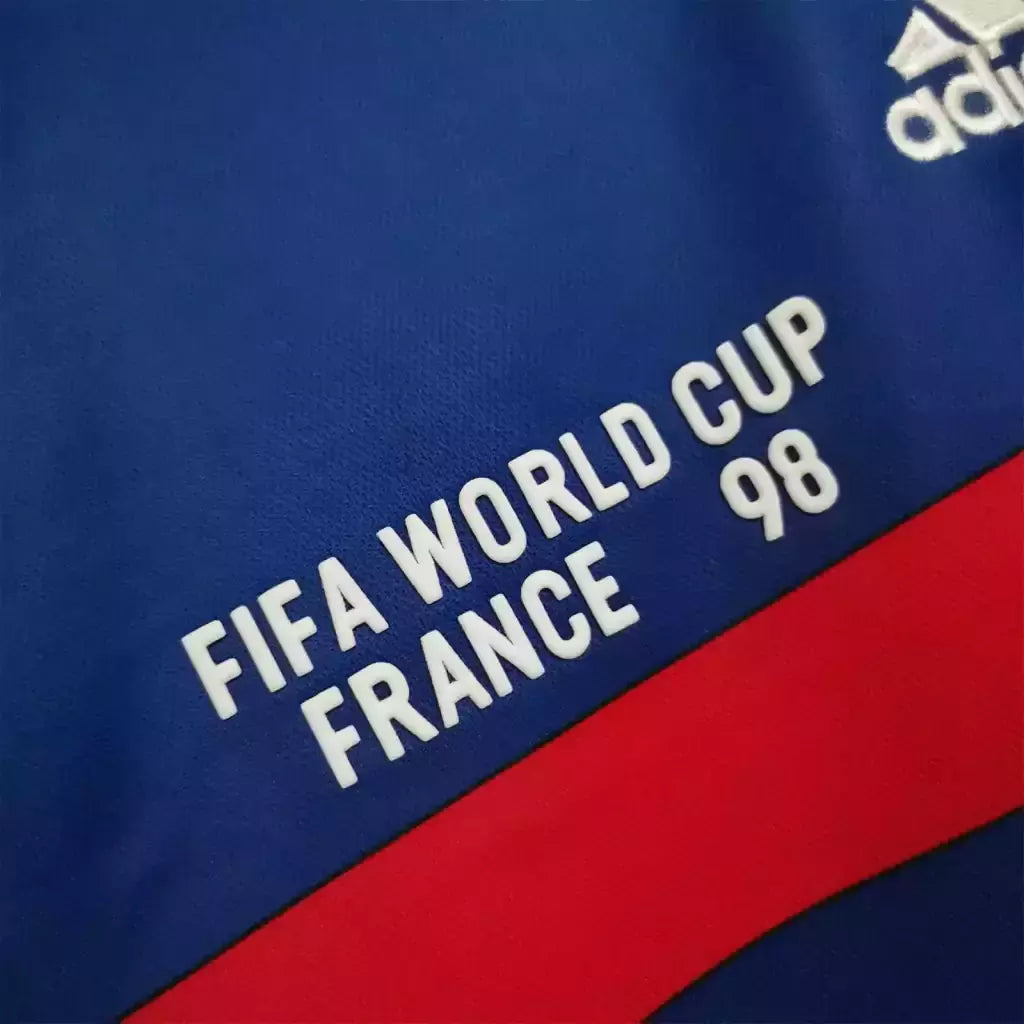 Jersey Francia 1998 Local, Edición Retro, Les Bleus