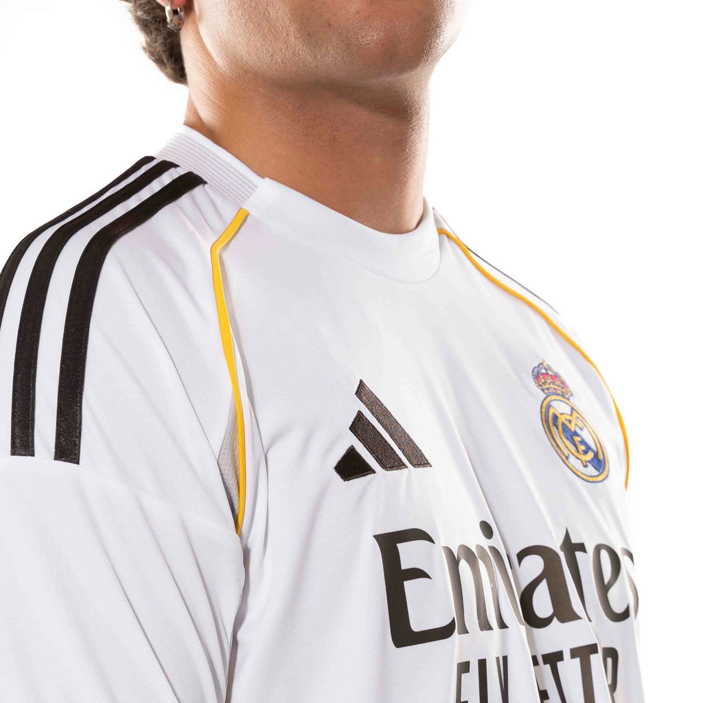 Jersey Real Madrid Local Manga Larga 2026, Edición Oficial, Los Blancos