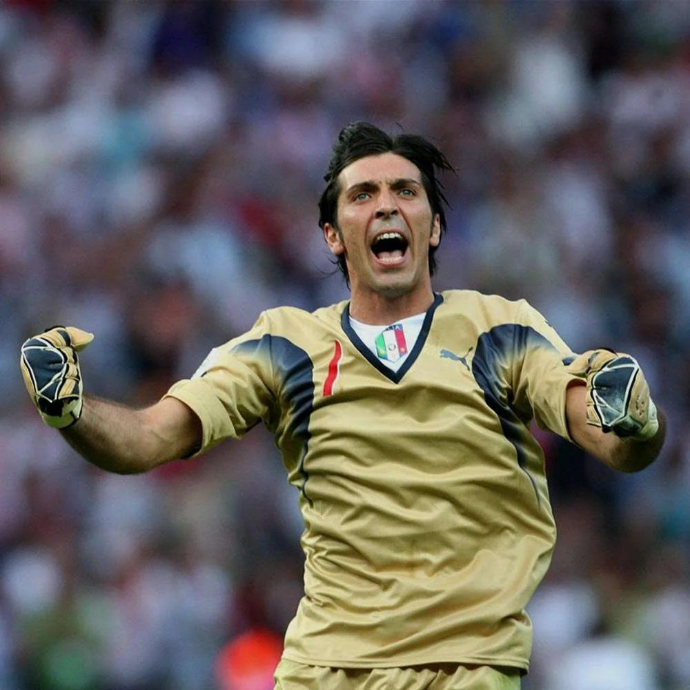 Jersey Italia 2006 Portero Manga, Original, Puma, Retro