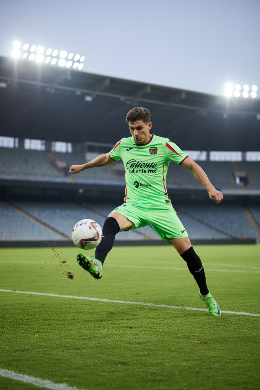 Jugador con jersey del FC Juárez