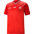 Jersey Selección De Suiza Local 2022-2023: Red Passion