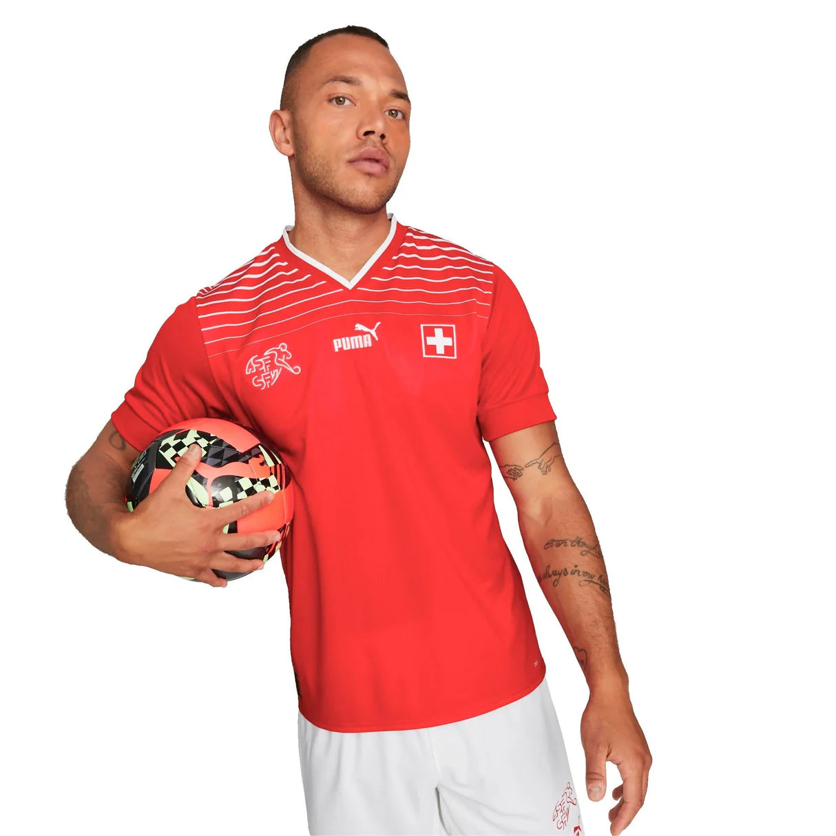 Jersey Selección De Suiza Local 2022-2023: Red Passion