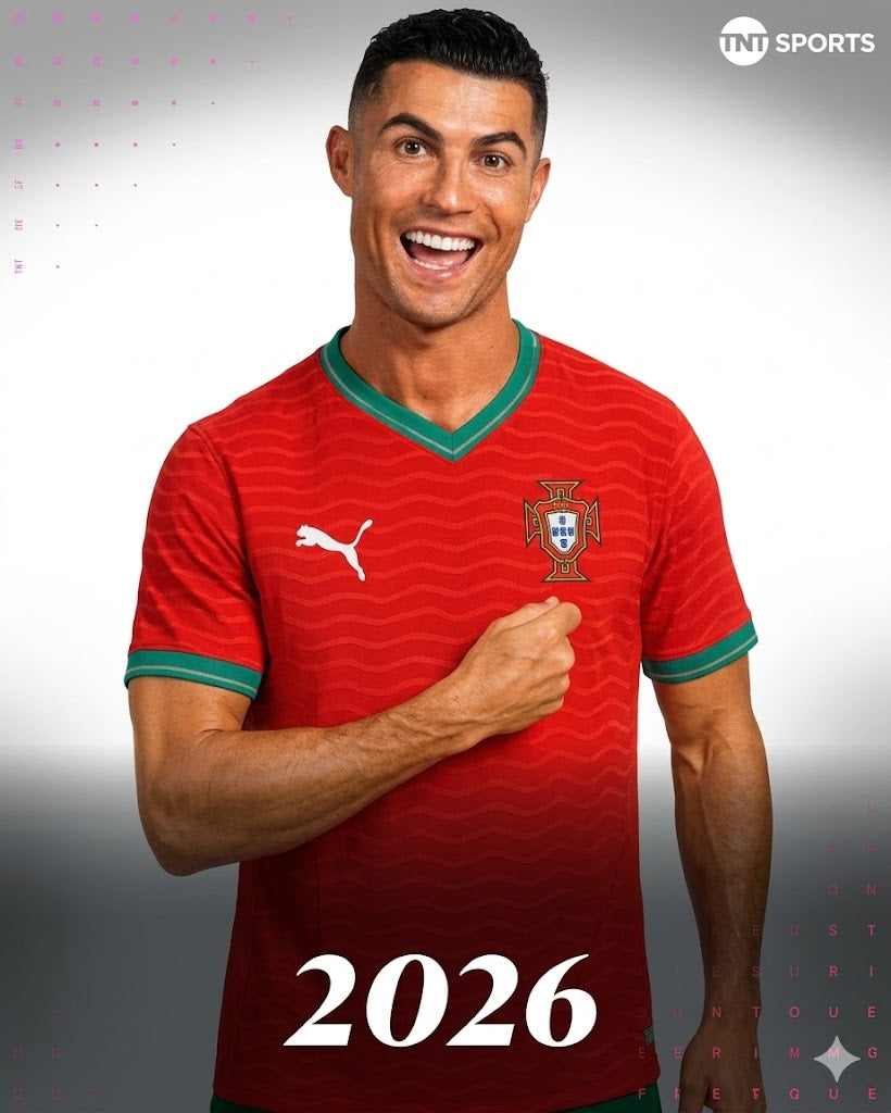 Jersey Portugal 2026, Estampado Ronaldo, Mundial 2026